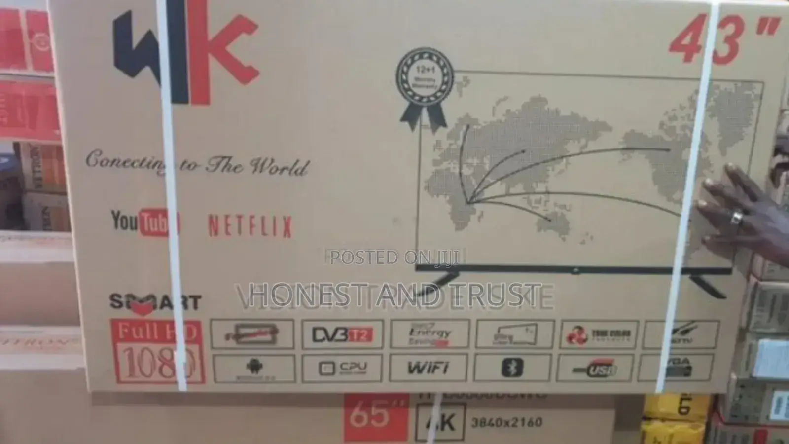 Brand New 43 Inches Wk Smart Tv