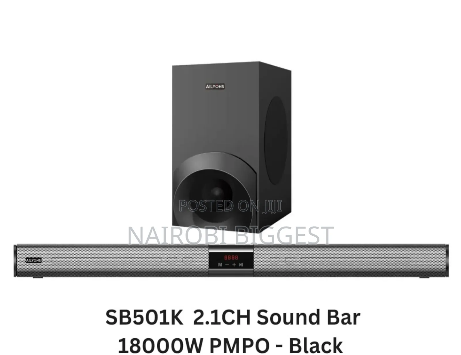 Ailyons 2 in 1 Long Bar Soundbar System