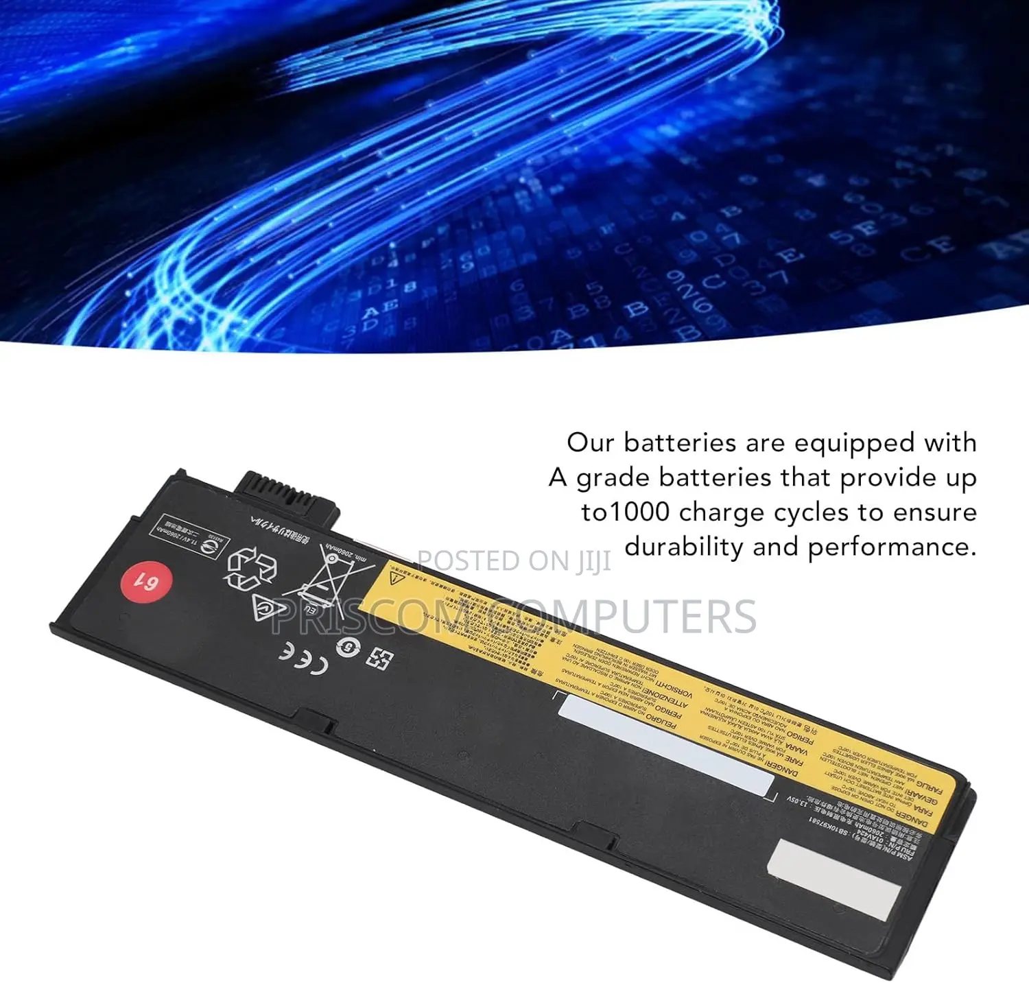 Laptop Battery for Lenovo Thinkpad T470 T480