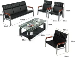 Waiting Room Chair- 5 Seater Executive Office Sofa