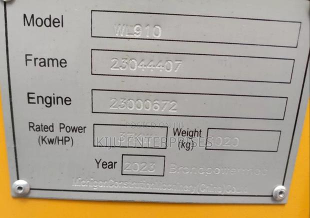 Wl910 Wheel Loader Machines Construction - thumbnail 2