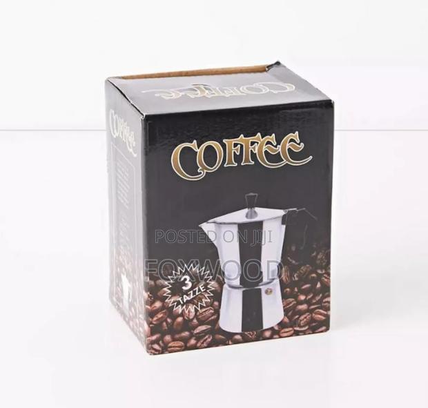 Expresso Coffee Maker Steel 450ml - thumbnail 5