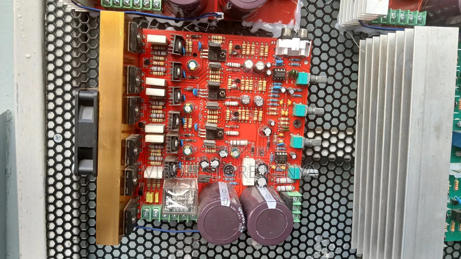 Red Relay Amplifier Board 2500 Watts Relay Board Amplifier