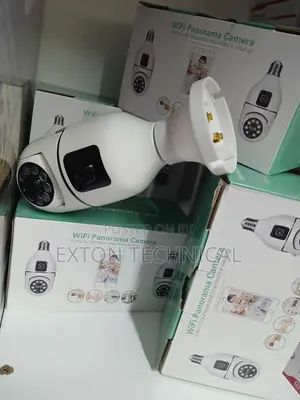 PTZ Bulb Camera 1080P Auto Rotating Wifi CCTV