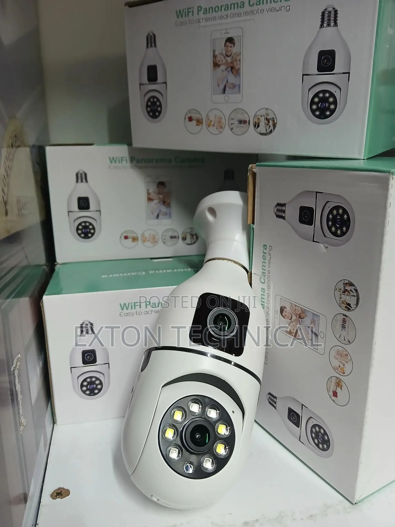 Bulb Security Camera 1080P,PTZ Wifi 360 Degree Rotating