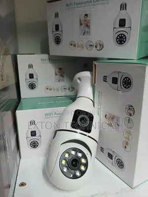 Bulb Security Camera 1080P,PTZ Wifi 360 Degree Rotating