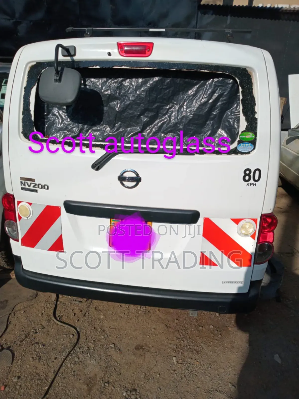Nv200 Rear Windscreen