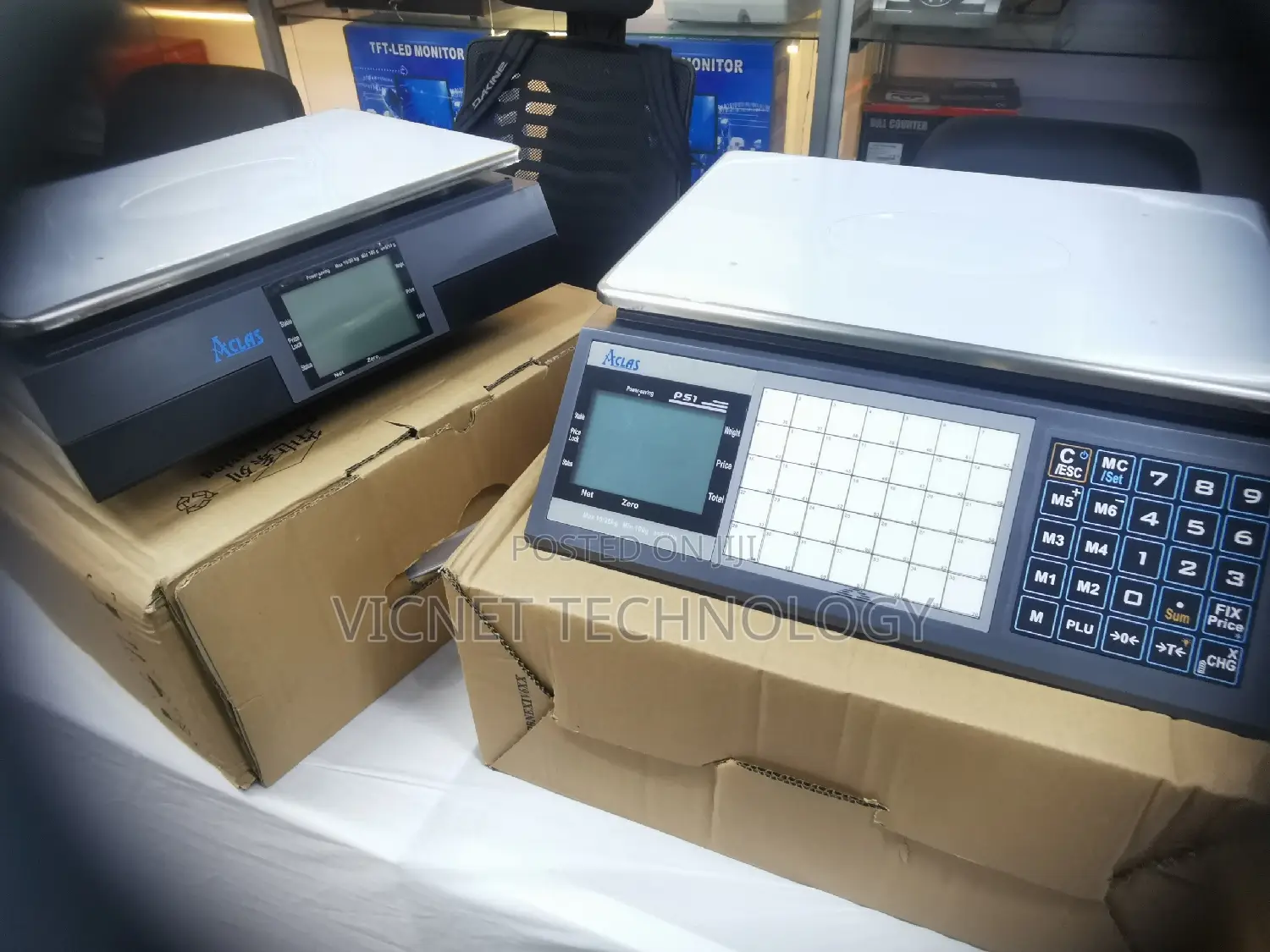 Commercial Weighing Scale With Barcode Label Printer