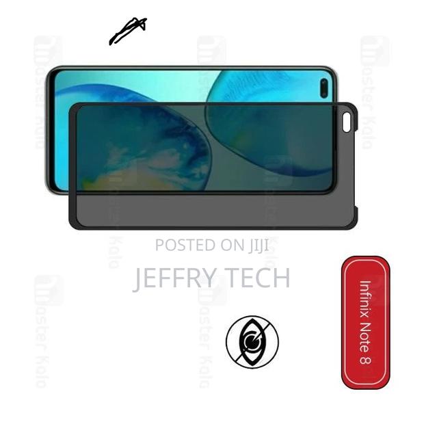 Infinix Note 8 Waterproof Quality Privacy Screen Protector - thumbnail 3