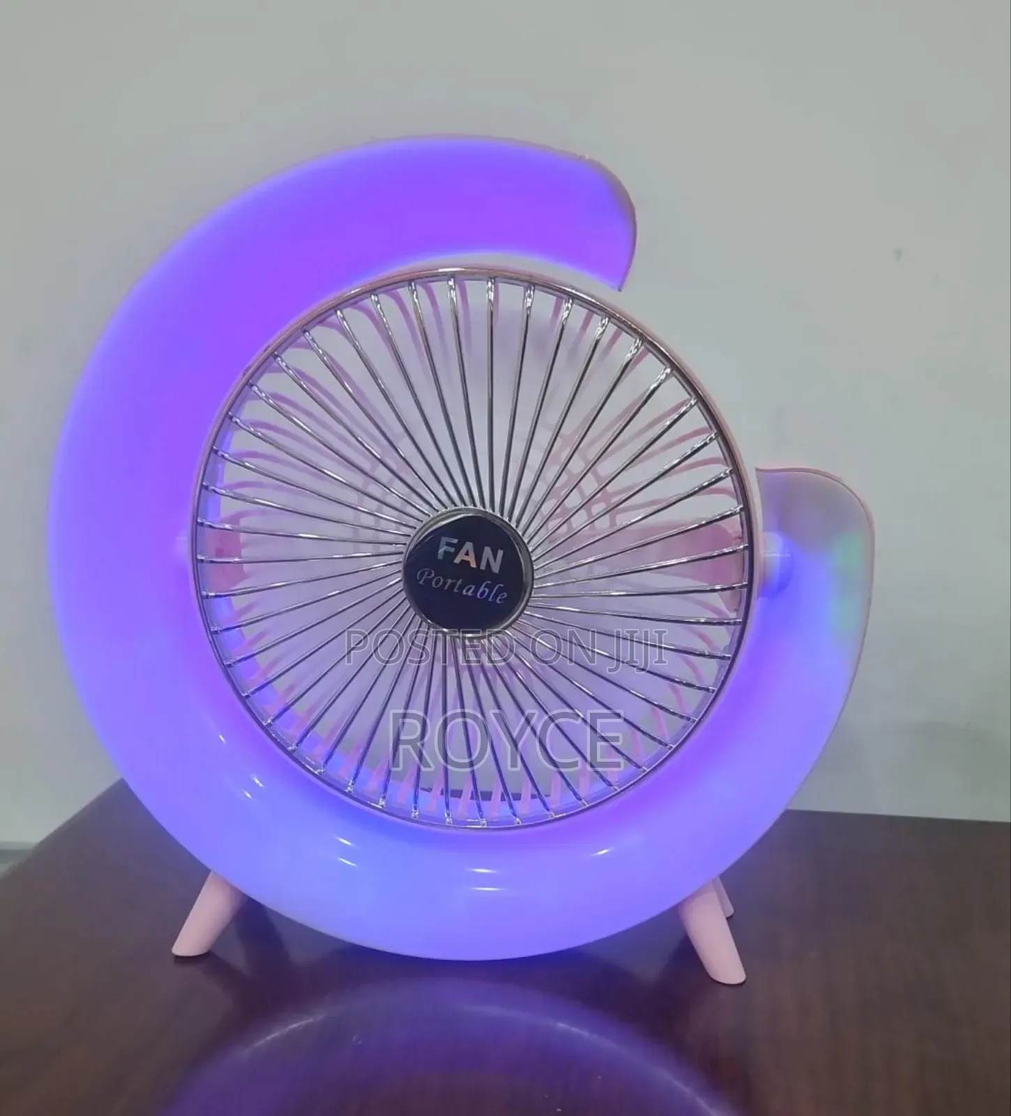 Colorful Desktop Fan With Light