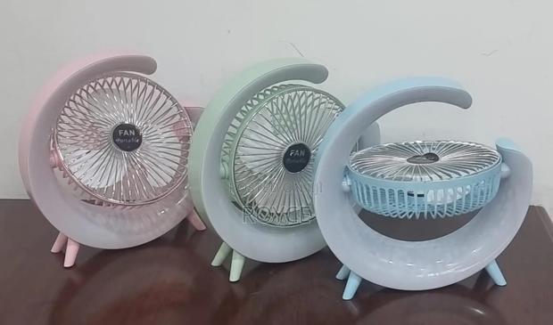 Colorful Desktop Fan With Light