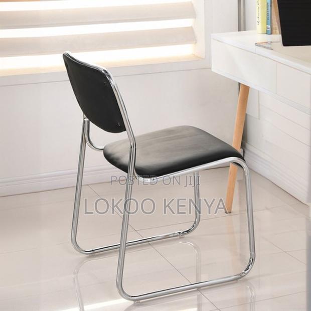 Office Chair: Chrome Visitors Office Chair