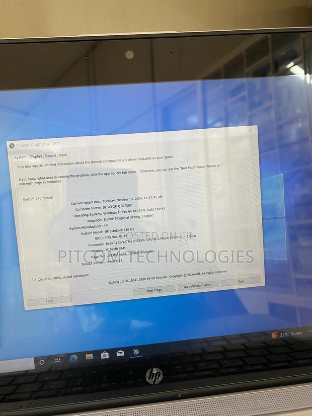 Laptop HP EliteBook 820 G3 8GB Intel Core I5 SSD 256GB - thumbnail 4