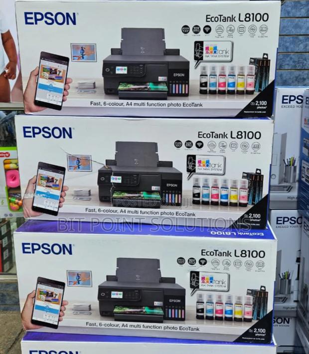 Epson L8100 6 Colour Printer/ Epson L850 Replacement A4 3-in-1 Printer