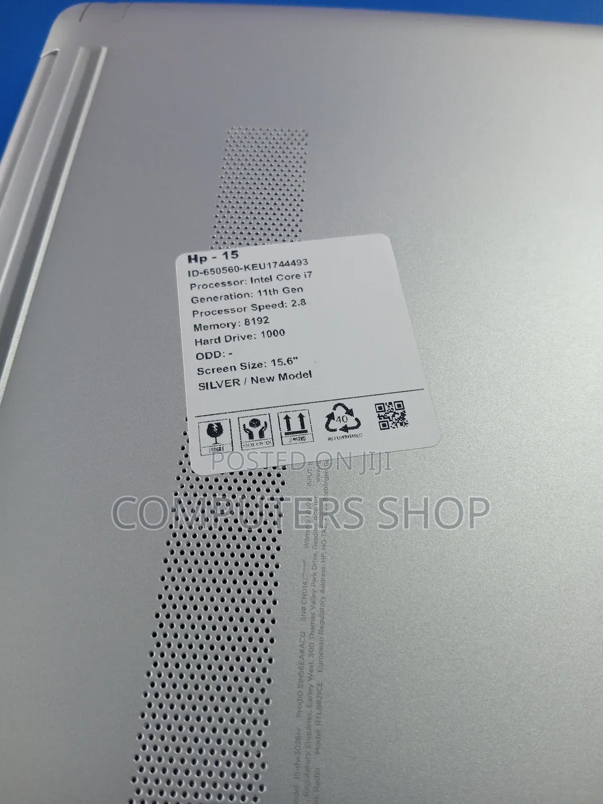 New Laptop HP Pavilion 15 8GB Intel Core I7 SSD 1T