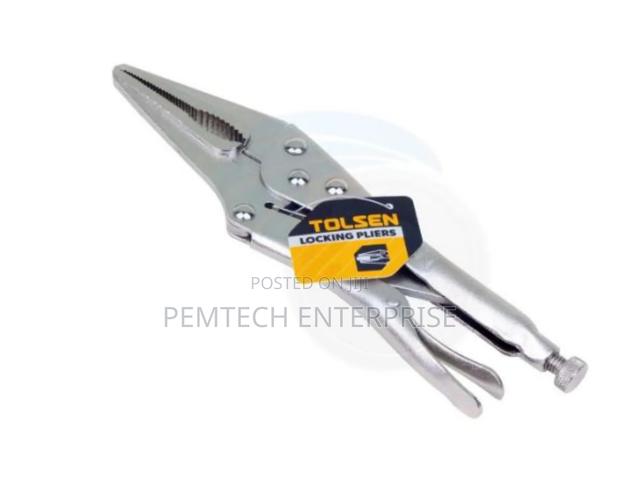(Industrial) Long Nose Vise Grip Locking Pliers - main view