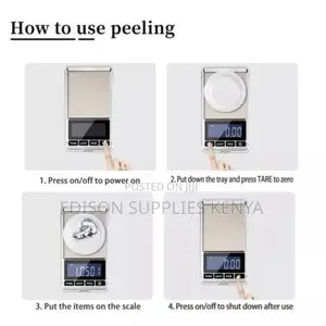 Digital Scale Kitchen Weight Jewellery Gold Gram Weighing Scales 500g