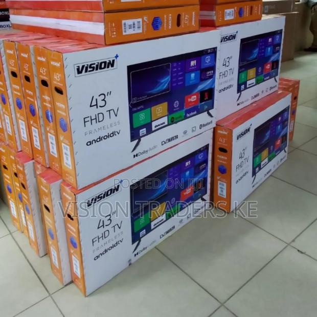 Vision Plus 43 Inches Frameless Smart Android Full HD LED Tv - thumbnail 2