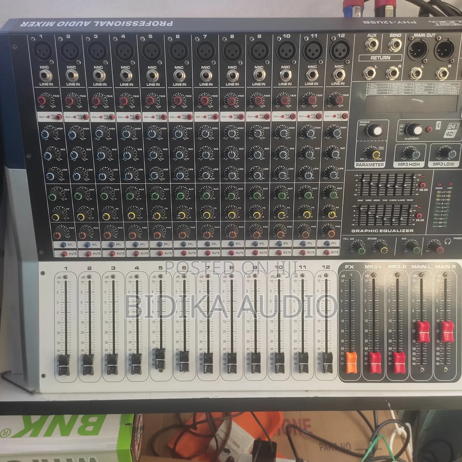 New Powered Mixer 12ch