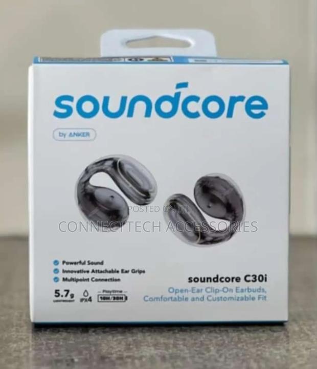 Open Ear Clip On Earbuds - main view