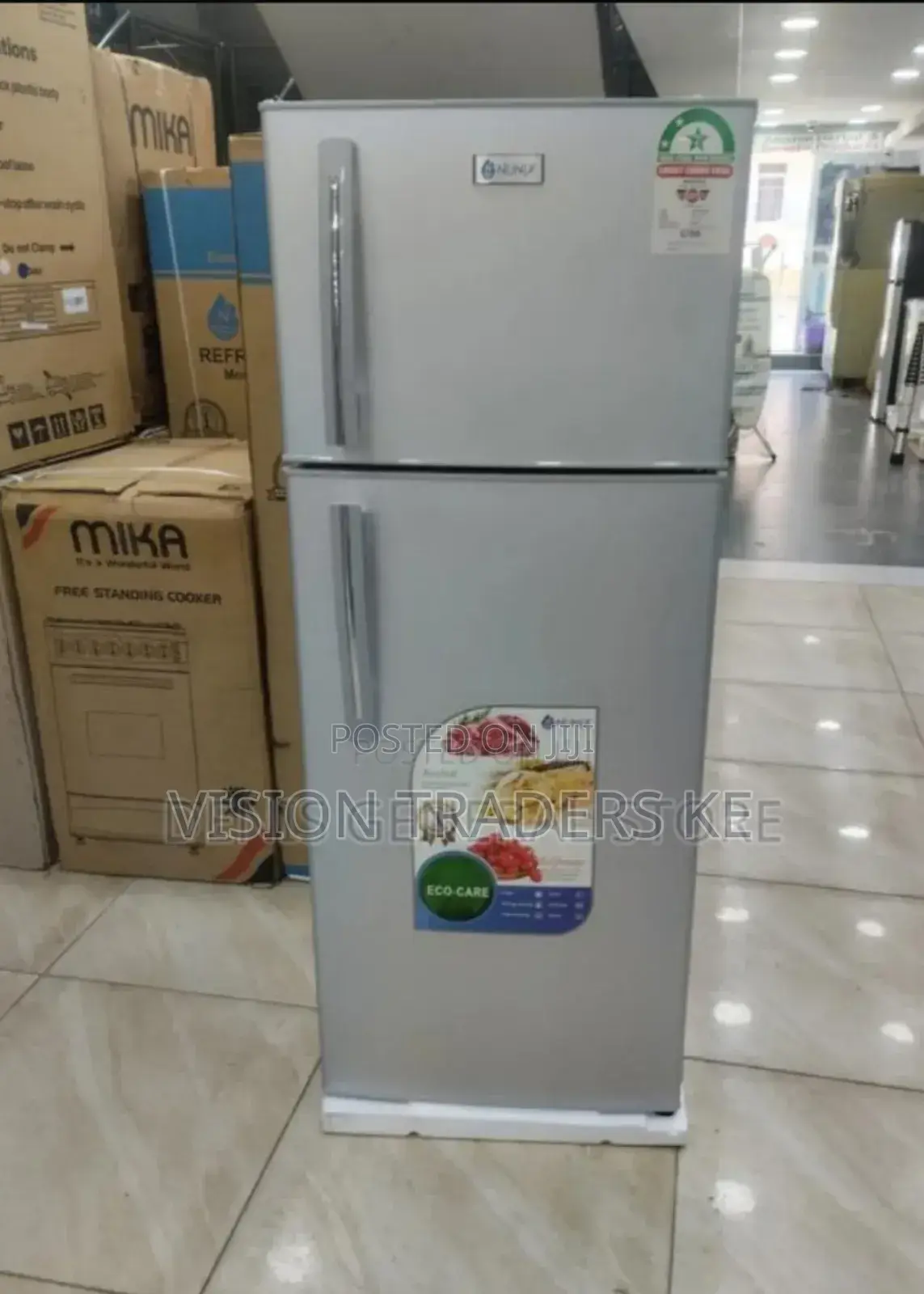 Nunix 210ltrs Refrigerator Double Door With Top Freezer