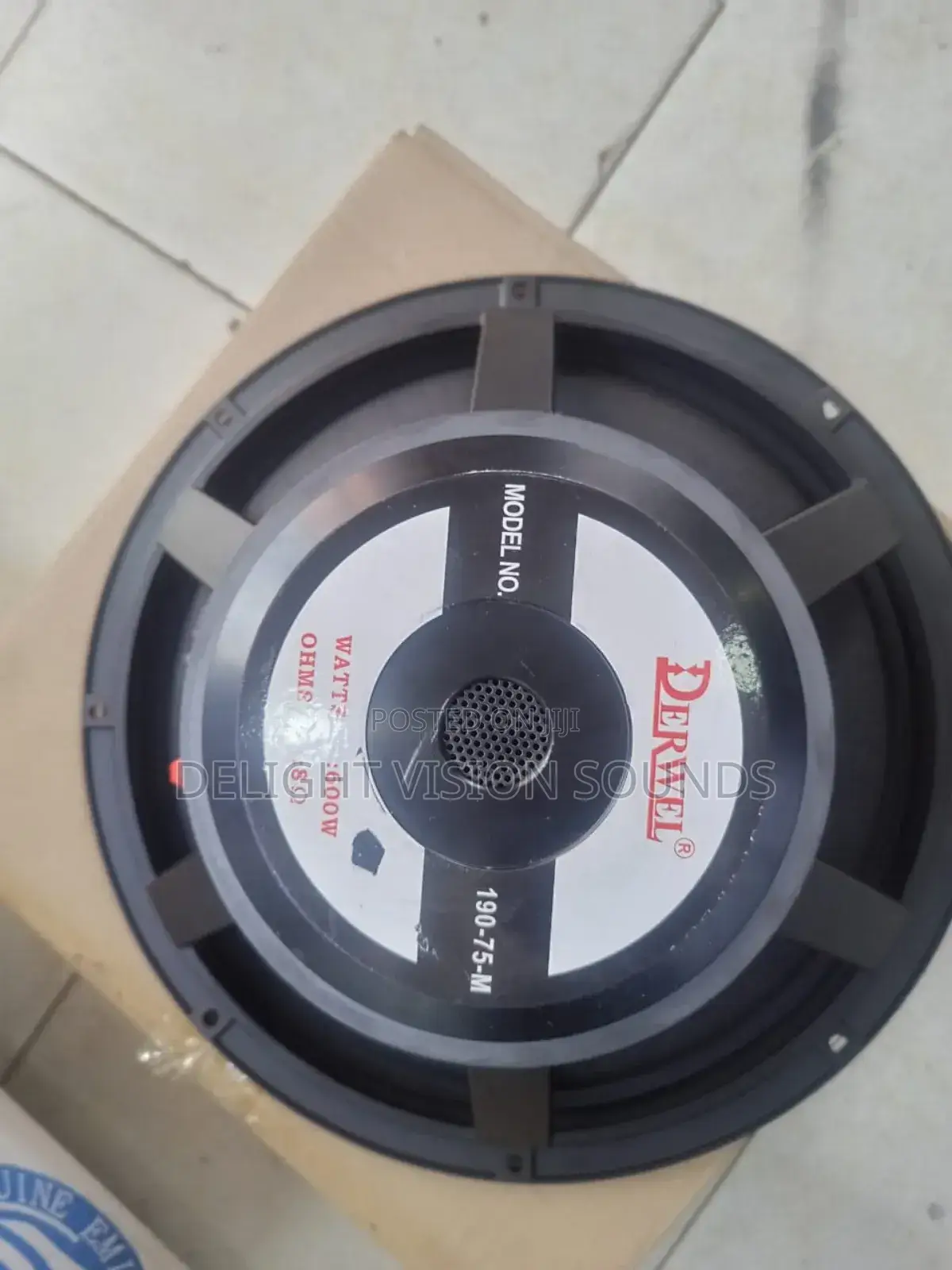 Derwel Speaker 190-75-M 600W