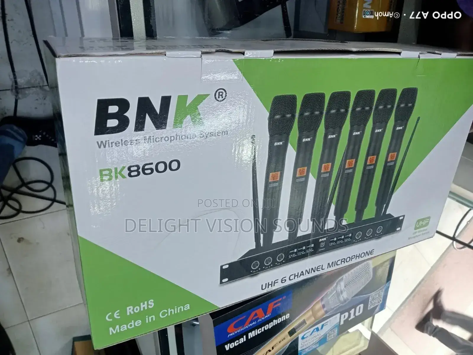 BNK BK8600 6 Channel Wireless Microphone