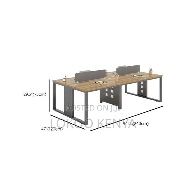 Office Furniture: 4-Way Open View Office Workstation - thumbnail 3
