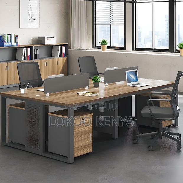 Office Furniture: 4-Way Open View Office Workstation - thumbnail 6