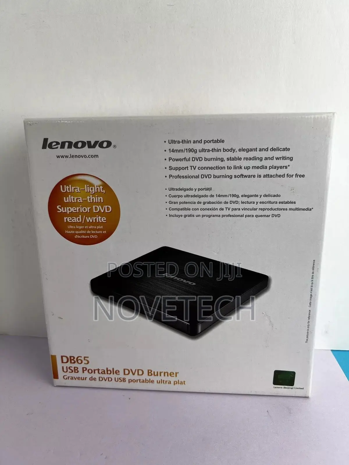 Lenovo Slim DVD Burner DB65, DVD±RW