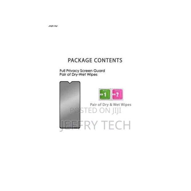 Itel A70 Solid Quality Privacy Tempered Glass - thumbnail 3