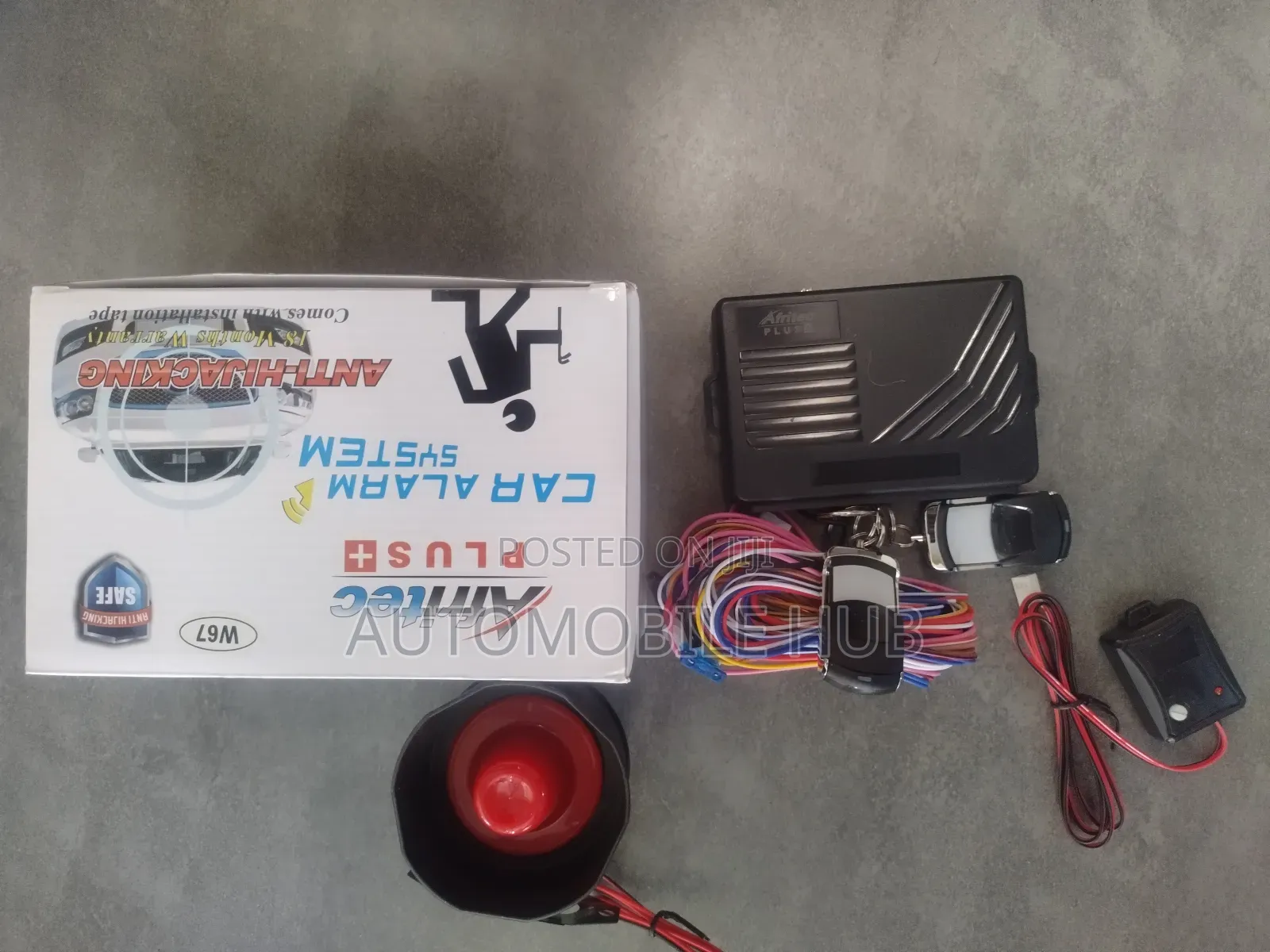 Afritec Car Alarm System With Cutoff