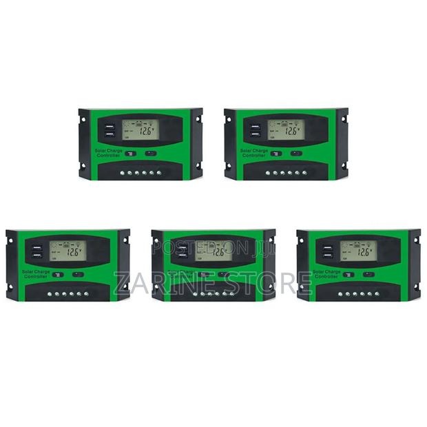 LCD Display PMW Solar Charge Controller Forsolar Grid System - main view