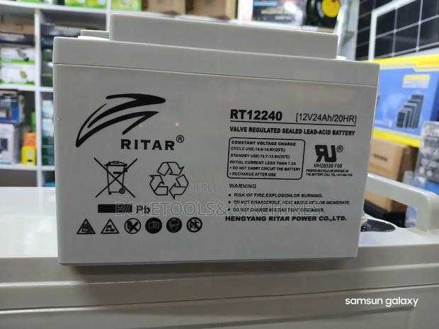 12 v 24 Ah Original Ritar Solar Backup Battery - main view