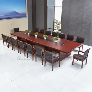 Conference Table: 4800mm Mahogany Conference Table