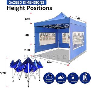 3m X 3m Pop-Up Gazebo Tent - thumbnail 2
