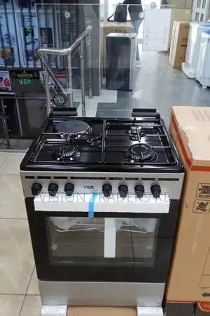VON Cooker 3gas + 1electric - VCF653131NSY Electric Oven.