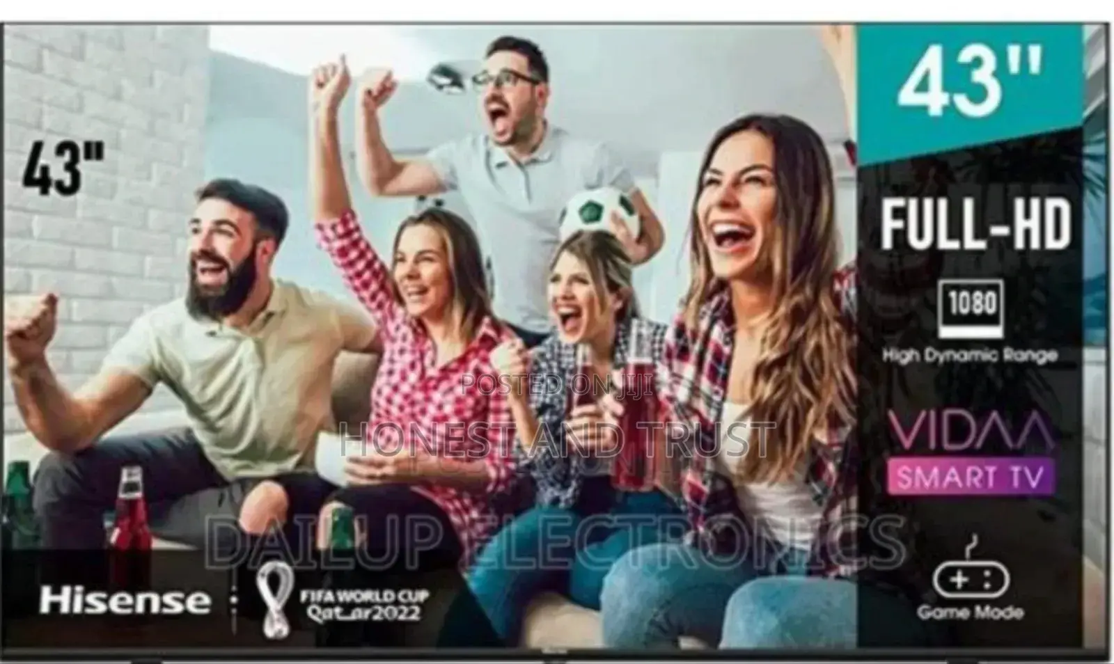 Hisence A6 Series 43 Inches Smart TV