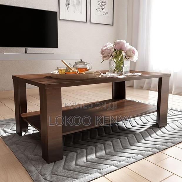 Coffee Table: Living Room Wooden Coffee Table - thumbnail 5