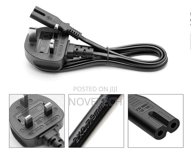 UK 3 Pin Power Cable for PS4, DVD,TV,EPSON,CANON, PRINTER