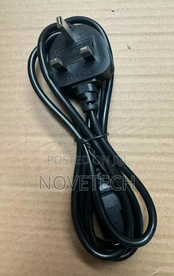 Kettle Lead 1.5M Metre UK Cable for PC, DESKTOP, Monitor