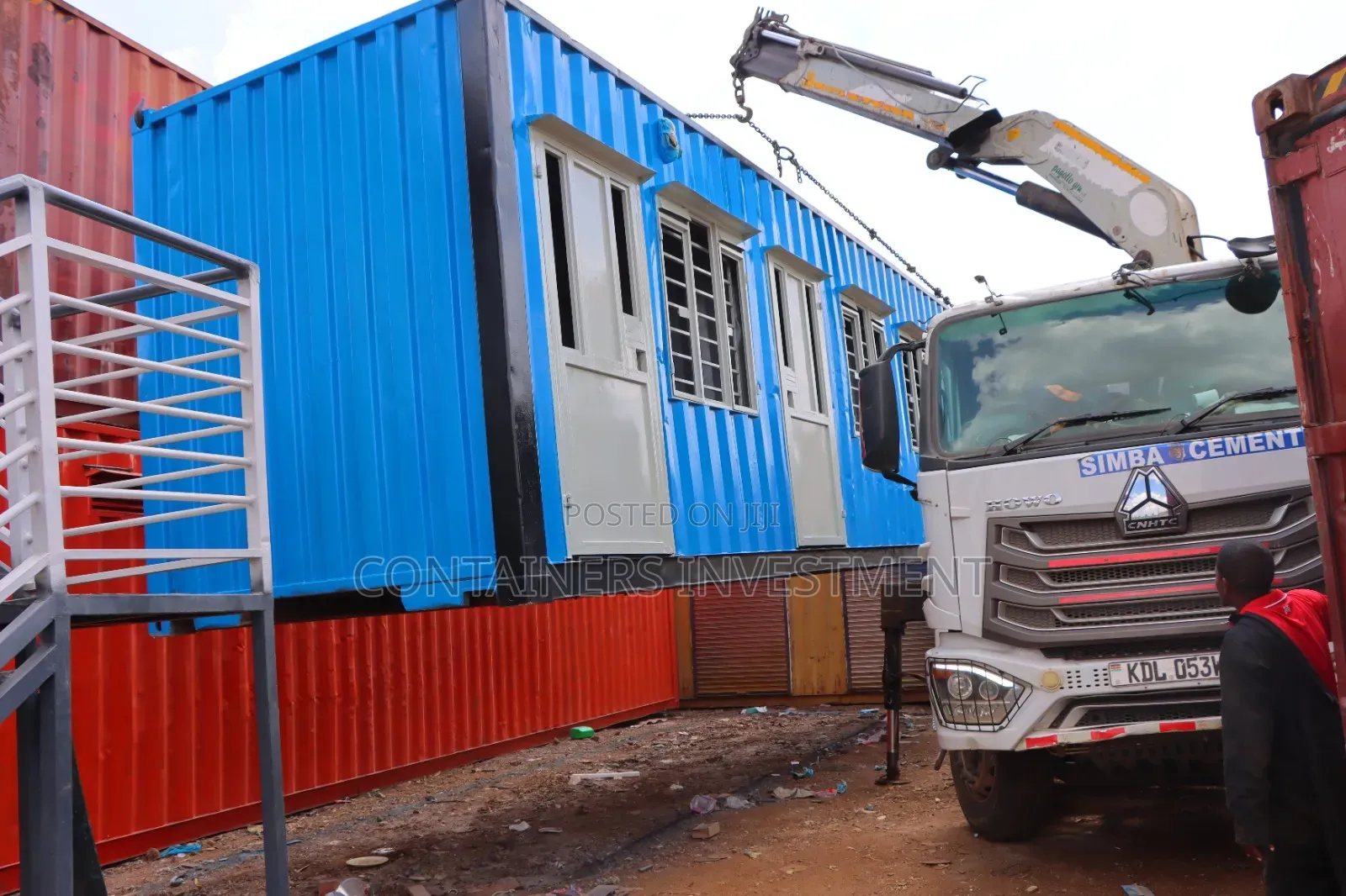 Container Office Completed, Loading to Be Delivered.