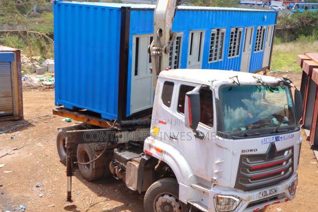 Shipping Container and Container Fabrication- Office Sample. - main view