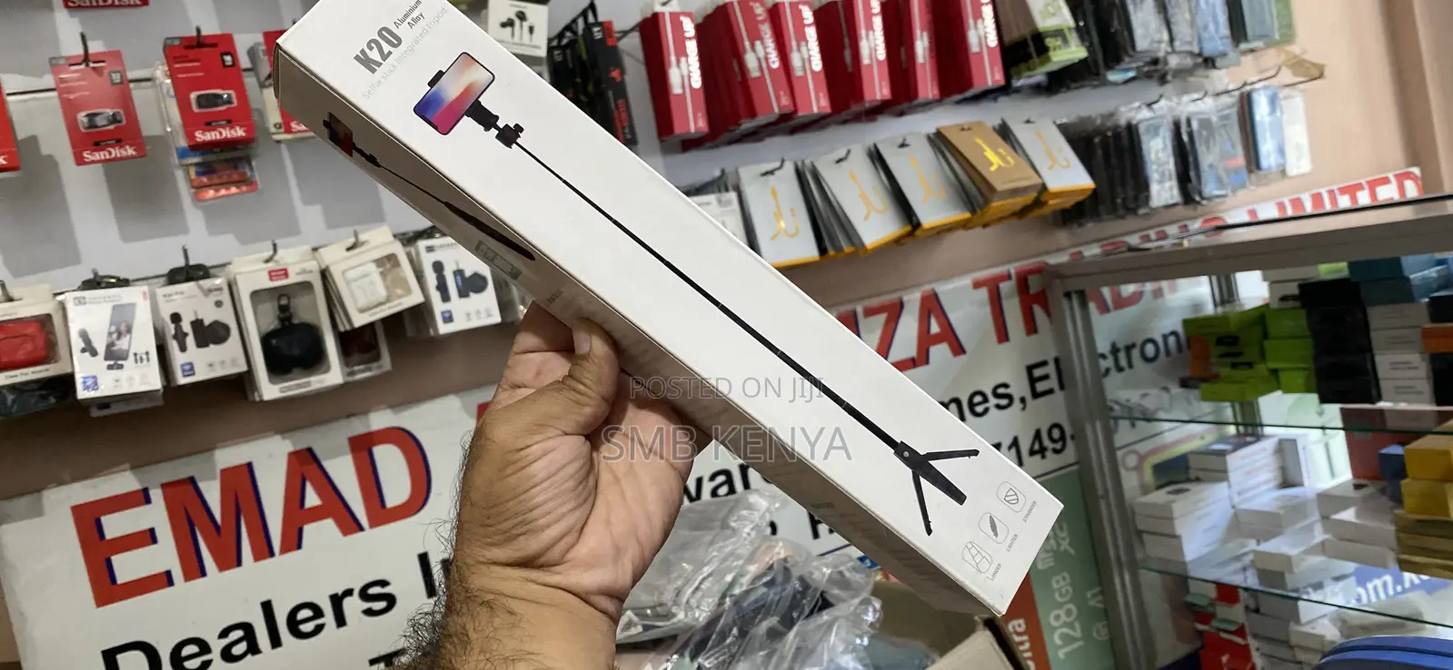 Integrated Tripod Selfie Stick