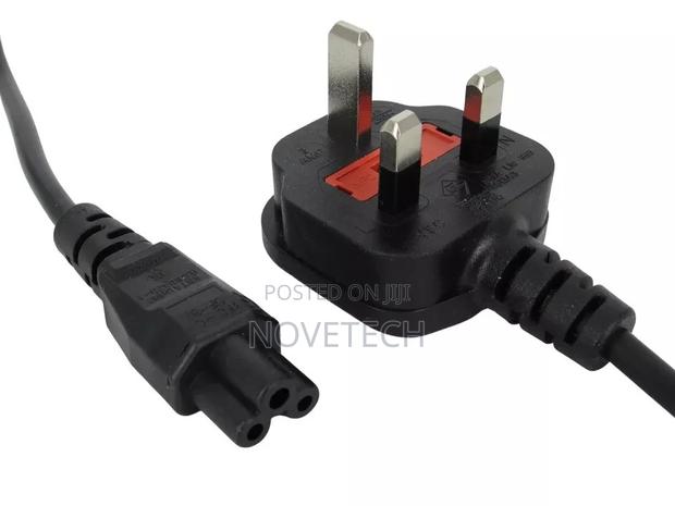 UK Plug Power Cable Lead for Laptop