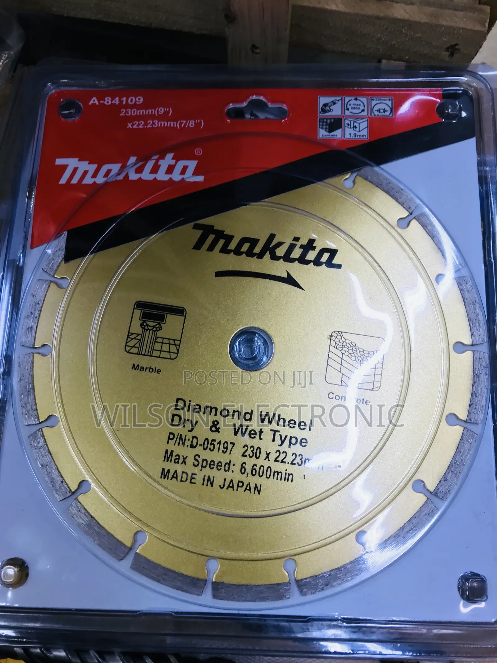 Diamond Wheel Disc. 9”/230mm