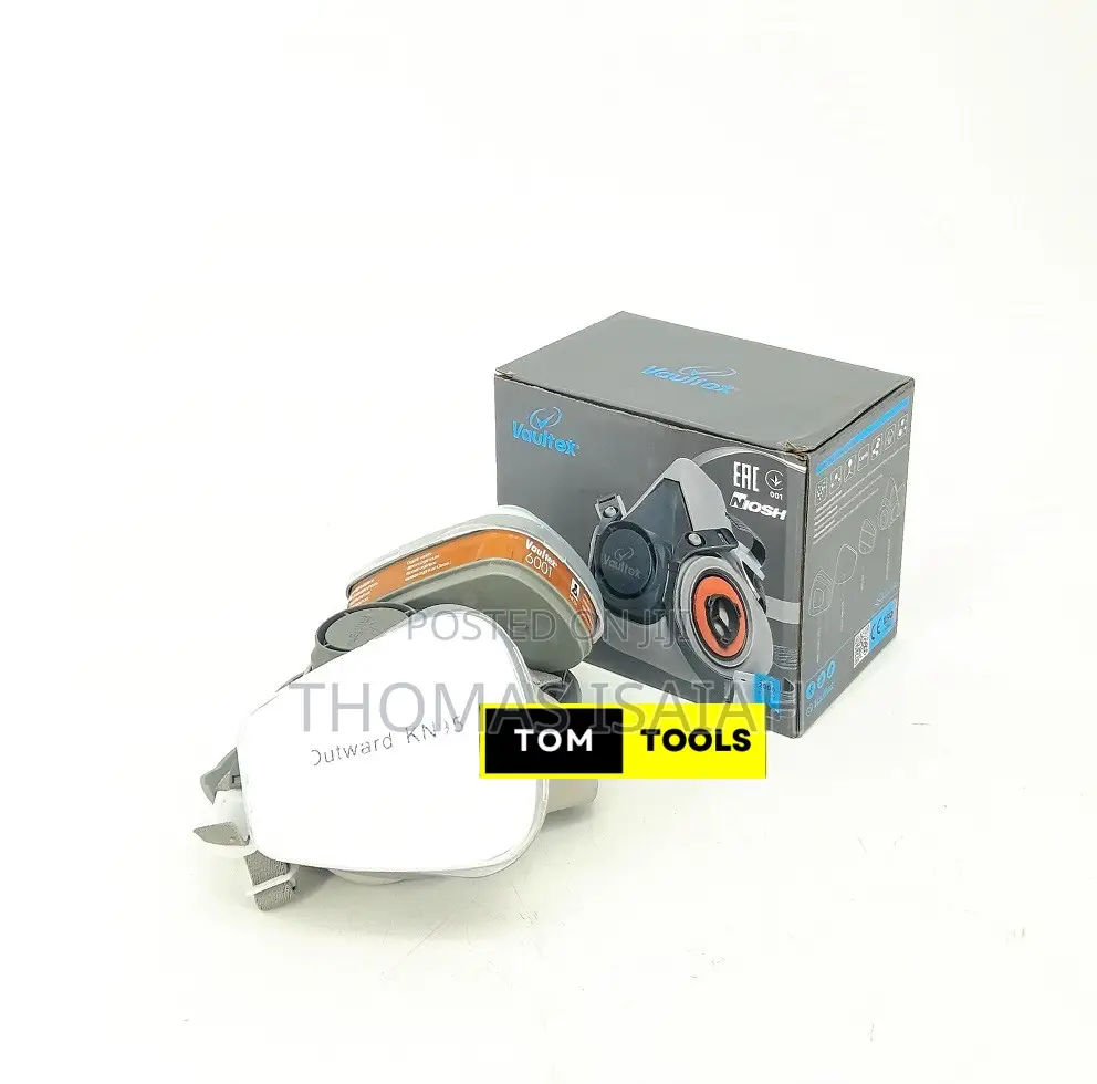 Vaultex 6200 KN95 Double Filter Chemical Respirator Dust And