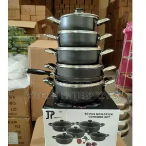 Jamesport 11pcs Heavy Non-Stick Granite Cooking