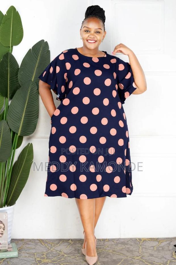 Green Shift Dress With Red Flowers - thumbnail 2