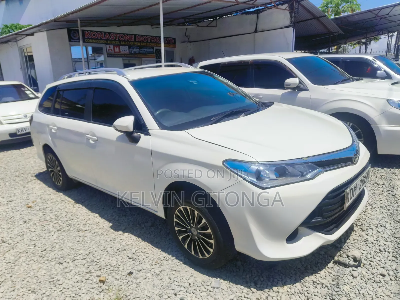 Toyota Corolla Fielder 2015 White in Mombasa CBD Cars, Kevin Gitonga